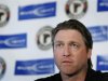 Hall of Fame NHL goalie Patrick Roy listens to a question during a news conference at the Colisee de Quebec in Quebec City