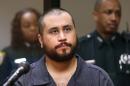 File photo of George Zimmerman listening to judge during a first-appearance hearing in Sanford Florida