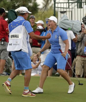 Europe rolls to Solheim Cup victory