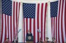 US President Barack Obama speaks during Memorial Day ceremonies on May 25, 2015 at Arlington National Cemetery in Arlington, Virginia