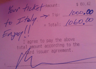 Receipt posted by Tumblr user (photo: casualcynic.tumbr.com)