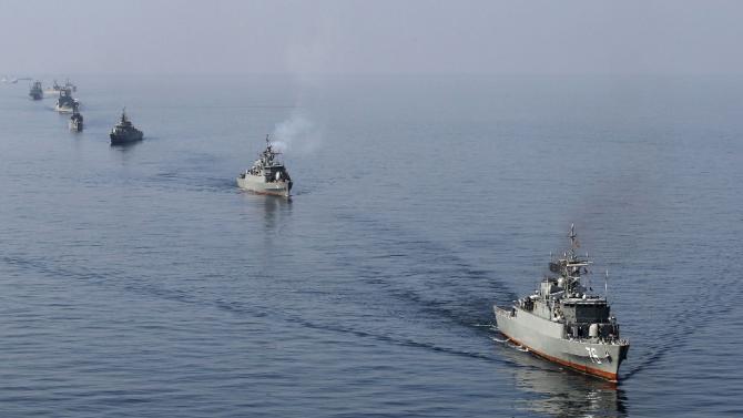 Iranian warships regularly conduct military drills in the Strait of Hormuz -- where a third of the world&#39;s traded oil supplies pass through the narrow sea passage
