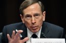El director de la CIA,David Petraeus, testifica ante el Comité de Inteligencia del Senado de EEUU el 31 de enero de 2012