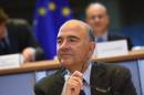 European Commissioner nomineee for financial affairs Pierre Moscovici of France faces a confirmation hearing at the European Parliament in Brussels on October 2, 2014