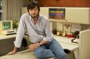 Ashton Kutcher plays the late Apple pioneer Steve Jobs