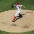 Nationals' Strasburg pitches against the Cardinals in the third inning of their MLB National League baseball game in Washington