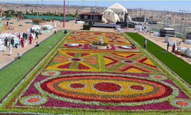 اكبر سجادة زهور في العالم في السعودية 1-jpg_080432