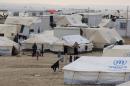 Syrian refugees in the UN-run Zaatari refugee camp, north east of Jordanian capital Amman, on January 11, 2015