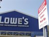 A designated parking spot for Lowes.com shoppers is pictured in the parking lot at the Lowe's Home Improvement Warehouse in Burbank