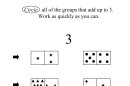 This image provided by the University of Missouri shows an illustration part of a University of Missouri study that examined first-graders’ "number system knowledge." That’s how well they understand such things as that numbers represent quantities. Youngsters who didn’t have a good grasp of these concepts went on have lower scores on a key math skills test years later when they were in seventh grade. We know a lot about how babies learn to talk, and youngsters learn to read. Now scientists are unraveling the earliest building blocks of math _ and what children know about numbers as they begin first grade seems to play a big role in how well they do everyday calculations later on. (AP Photo/University of Missouri)