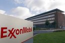 The Belgian headquarters of oil giant ExxonMobil, where Britain's Nicholas Mockford worked, is pictured in Machelen
