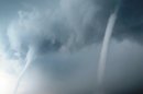 Rare Twin Waterspouts Caught on Camera