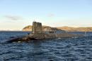 HMS Victorious -- a Trident nuclear submarine -- on patrol off the west coast of Scotland