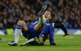 Eden Hazard's fall from grace could have him headed out of Stamford Bridge. (Reuters)