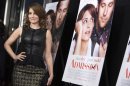 Cast member Tina Fey poses at the premiere of "Admission" in New York