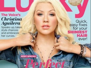 Christina Aguilera : exces de photoshop pour Lucky Magazine, elle passe du xl au xs