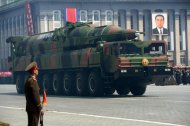 日媒：陸提供北韓飛彈載具