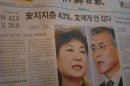 韓總統大選登場 朴槿惠騎馬舞拉票 文在寅強調溝通.