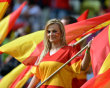 A Spanish Football Fan Poses  AFP/Getty Images