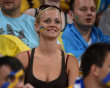 A Ukrainian Fan Cheers AFP/Getty Images
