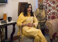 Sherry Rehman, Pakistan's ambassador to the U.S., speaks during an interview with Reuters in Islamabad July 5, 2012. REUTERS/Faisal Mahmood