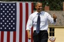 U.S. President Barack Obama attends campaign event at the Strawbery Banke Museum in New Hampshire