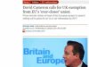 Τα βρετανικά ΜΜΕ για το «ριψοκίνδυνο στοίχημα» του Κάμερον