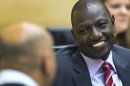 Kenya's Deputy President William Ruto at his trial at the ICC in The Hague on September 10, 2013