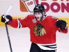 Chicago Blackhawks' Kane celebrates his goal on the Boston Bruins during the first period in Game 5 of their NHL Stanley Cup Finals hockey series in Chicago
