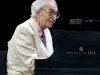 FILE - This July 4, 2009 file photo shows Jazz legend Dave Brubeck performing at the 30th edition of the Montreal International Jazz Festival  in Montreal.  Brubeck's “Take Five” was the most viral tracks on Spotify for the week of Dec. 3, 2012. Brubeck, a pioneering jazz composer and pianist died Dec. 5, of heart failure. (AP Photo/The Canadian Press, Paul Chiasson)