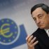 European Central Bank President Draghi gestures during the monthly ECB news conference in Frankfurt