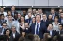 Britain's Prime Minister David Cameron holds a Q&A session on the forthcoming European Union referendum with staff of PricewaterhouseCoopers in Birmingham