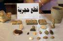 Recovered artifacts are seen at the National Museum of Iraq in Baghdad