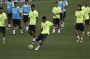 Football Soccer - Brazil training session - 2018 FIFA World Cup qualifiers matches- Teresopolis, Brazil- 22/3/16