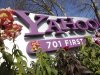 FILE - In this Jan. 4, 2012 file photo, the company logo is displayed at Yahoo headquarters in Sunnyvale, Calif. One of Britain's youngest Internet entrepreneurs has hit the jackpot after selling his top-selling mobile application Summly to search giant Yahoo the company announced Monday March 25, 2012.  (AP Photo/Paul Sakuma, File)