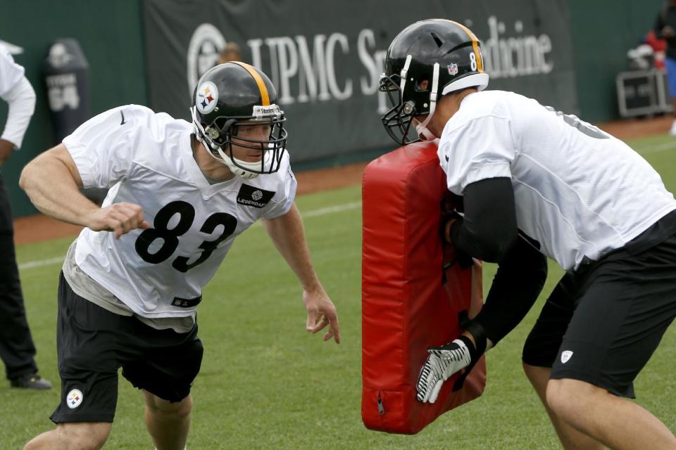 Steelers rookie TE James finds mentor in Heath Miller