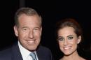 Brian Williams and Allison Williams attend the 'Girls' season four series premiere after party at The Museum of Natural History on January 5, 2015 in New York City -- Getty Images