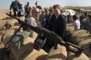 Canadian Foreign Affairs Minister John Baird in Kalak, Iraq.