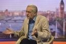 Labour Party leadership candidate Jeremy Corbyn speaks on the BBC's Andrew Marr Show