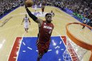 Foto de archivo del 13 de marzo de 2013 del jugador del Heat de Miami, LeBron James. (AP Photo/Matt Slocum, File)