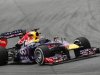 Red Bull F1 driver Vettel of Germany drives during the second practice session of the Spanish Grand Prix at the Circuit de Catalunya in Montmelo