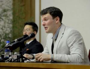U.S. student Warmbier speaks at a news conference in&nbsp;&hellip;