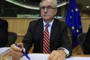 Il commissario Ue agli Affari monetari Olli Rehn