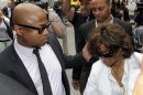 Randy and Rebbie Jackson arrive for opening arguments in Katherine Jackson's civil suit against concert promoter AEG Live in Los Angeles