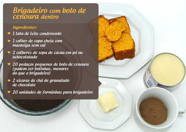 Brigadeiro de chocolate recheado com bolo de cenoura Ingredientes-jpg_222632
