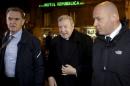 Australian Cardinal George Pell arrives at the Quirinale hotel in Rome