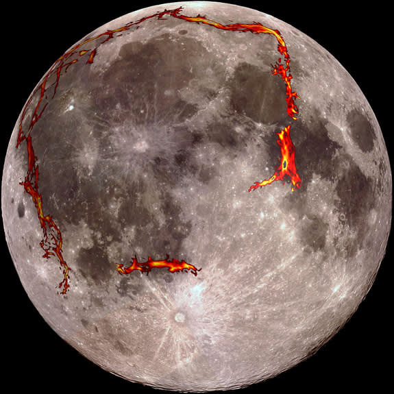 'Strikingly Geometric' Shapes Hidden on Moon's Surface