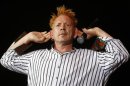 Johnny Rotten performs with the Sex Pistols during the Exit music festival in Novi Sad