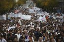 Miles de personas defienden la sanidad pública en Madrid