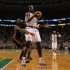 Kevin Garnett (R) scored 24 points with 11 rebounds as the Celtics narrowed the gap in the best-of-seven series to 2-1